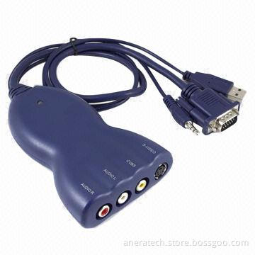 PC-to-TV converter with audio output